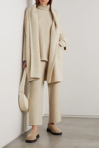 Lauren Manoogian + Capote Hooded Alpaca-Blend Coat