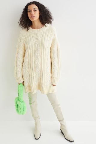H&M + Cable-Knit Chenille Sweater