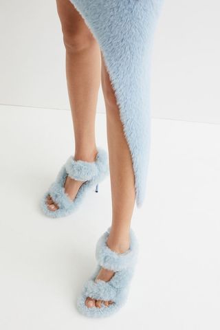 H&M + Fluffy Sandals