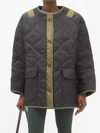The Frankie Shop + Teddy Oversized Quilted Shell Coat
