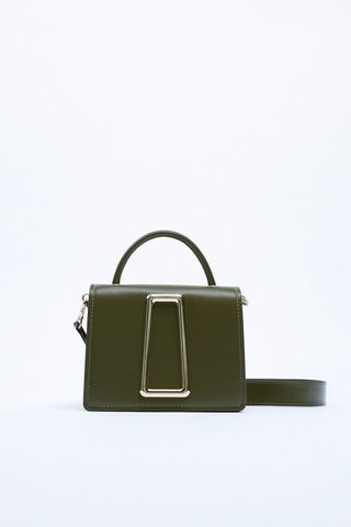 Zara + City Bag With Metallic Details