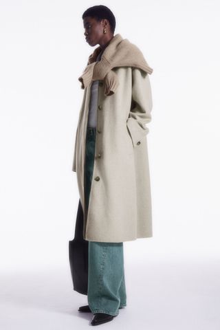 COS + Collared Double-Faced Wool Coat