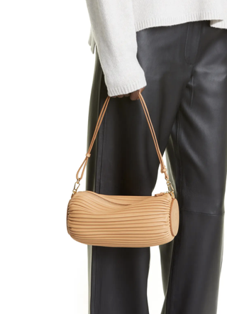 Loewe + Pleated Leather Bracelet Pouch