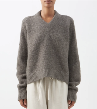 Lauren Manoogian + Mélange Pima Cotton-Blend Sweater