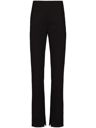 Dion Lee + High-Waisted Slim Trousers