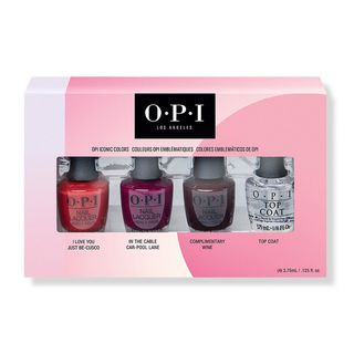 OPI + Wine Nail Lacquer Mini 4 Pack