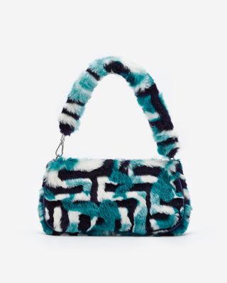 JW Pei + Eva Faux Fur Fabric Shoulder Bag