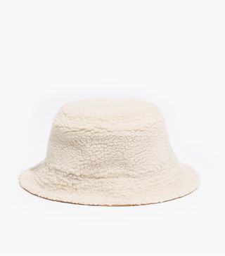 Madewell + Reversible Sherpa Bucket Hat