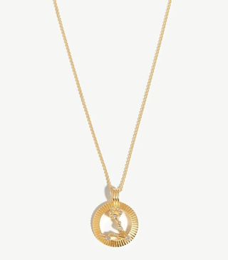 Missoma + Zodiac Constellation Pendant Necklace