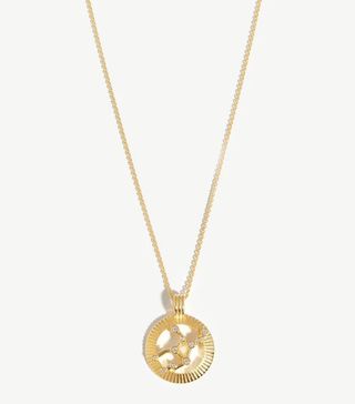 Missoma + Zodiac Constellation Pendant Necklace