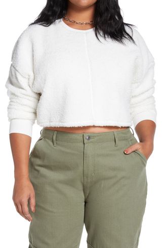 BP + Textured Fleece Sweatshirt