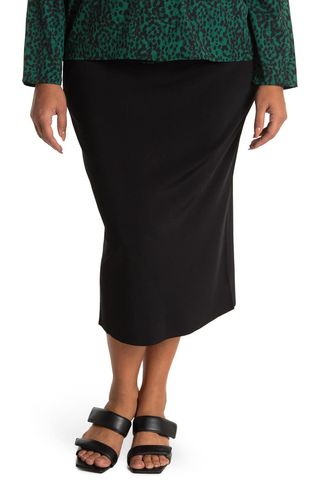 Halogen + Midi Sweater Skirt