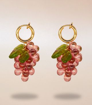 Annele + Raspberry Jelly Clip-On Earrings