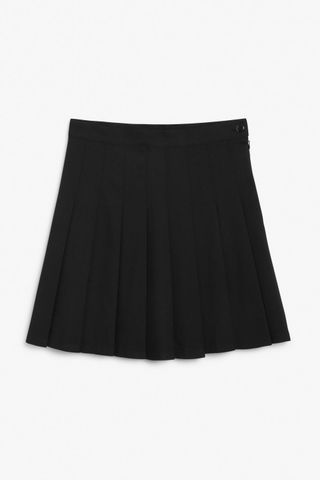 Monki + Pleated Mini Skirt