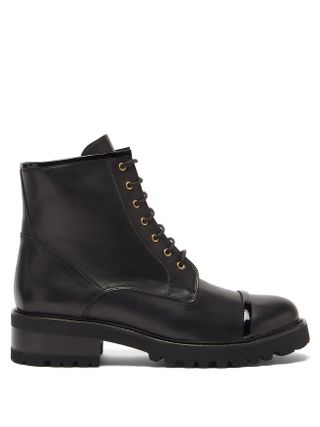Malone Souliers + Bryce Leather Combat Boots