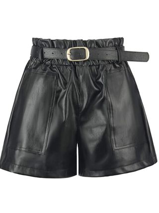 Ramisu + Belted Leather Shorts