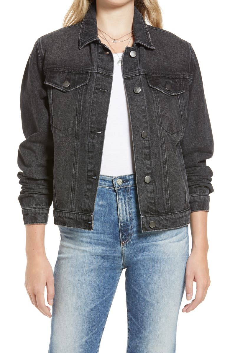 These Are the 27 Best Black Jean Jackets for Women | Who What Wear