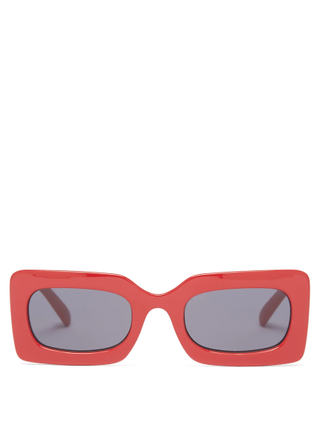 Le Specs x More Joy + Rectangular Recycled Sunglasses