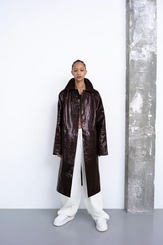 Zara x Kassl + Coated Long Coat Limited Edition