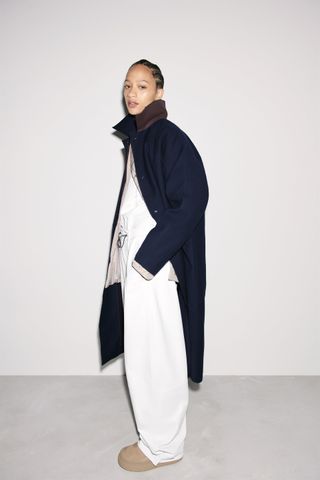 Zara x Kassl + Long Wool Coat Limited Edition