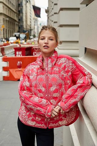 FP Movement + Printed Pippa Packable Puffer Jacket