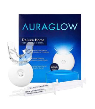 AuraGlow + Deluxe Home Teeth Whitening System