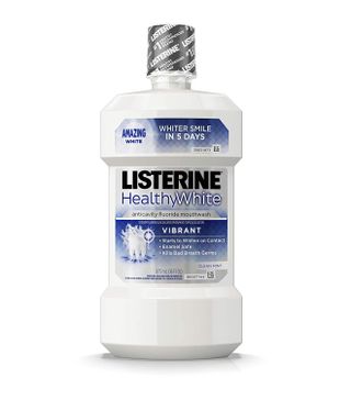 Listerine + Healthy White Vibrant Multi-Action Fluoride Mouth Rinse