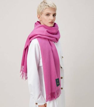 Mulberry + Solid Lambswool Scarf