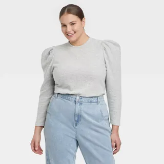 Who What Wear x Target + Mutton Sleeve Top