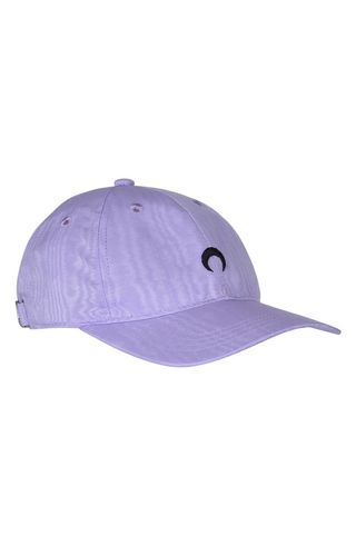 Marine Serre + Moon Logo Embroidered Moiré Baseball Cap