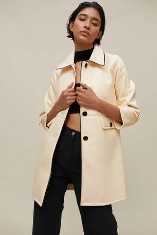 Urban Outfitters + Cecilia Faux Leather Coat