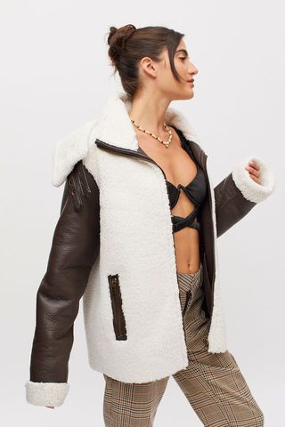 Unreal Fur + Unreal Fur Symbiosis Faux Leather Jacket