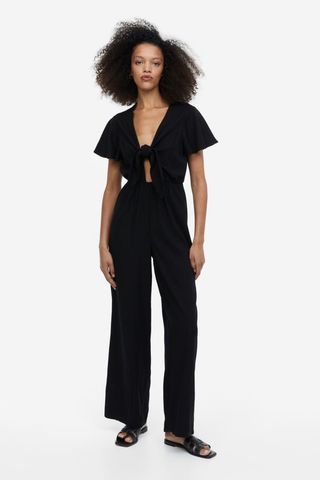 H&M + Linen-Blend Jumpsuit