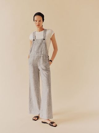 Reformation + Gemma Linen Overalls