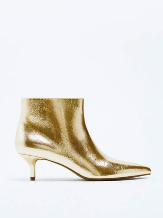 Zara + Heeled Ankle Boots