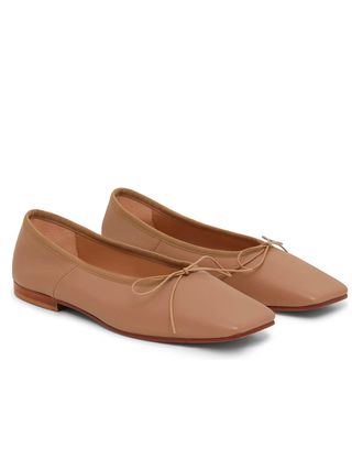 Mansur Gavriel + Square Toe Ballerina Flat