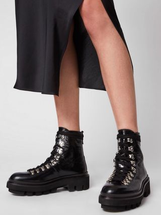 AllSaints + Wanda Leather Boots