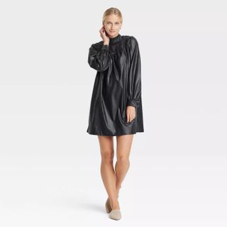 Who What Wear + Bishop Long Sleeve Dress