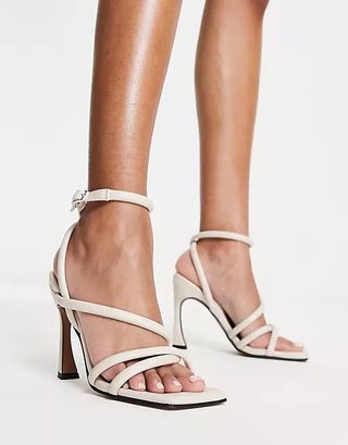 Asos Design + Nancy Padded High Heeled Sandals