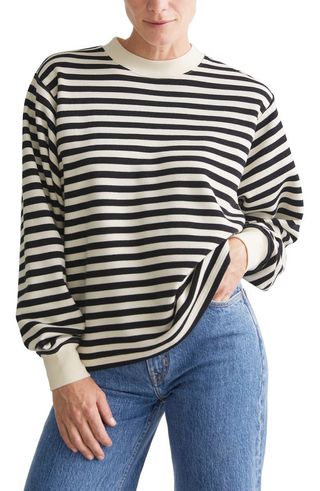 & Other Stories + Stripe Long Sleeve Top