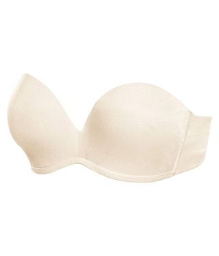 Delimira + Slightly Lined Lift Support Invisible Seamless Plunge Strapless Bra