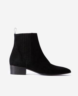 The Kooples + Black Suede Leather Boots