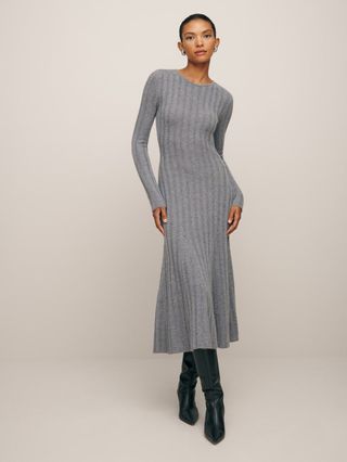 Reformation + Evan Cashmere Sweater Dress