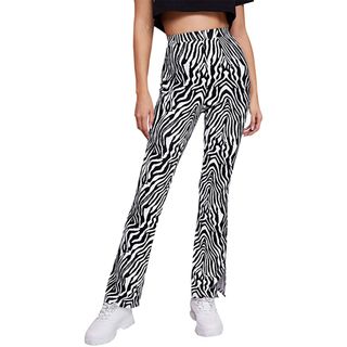 Milumia + Zebra Print Fashion Pants