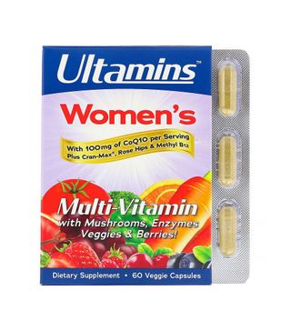 Ultamins + Women's Multivitamin with CoQ10, Mushrooms, Enzymes, Veggies & Berries