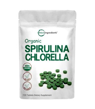 Microingredients + Organic Chlorella Spirulina Tablets