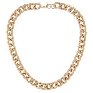 Susan Caplan Vintage + 1990s Vintage 22ct Gold Plated Chunky Curb Chain Necklace
