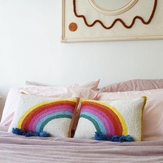 Jungalow + Rain Bow Hook Pillow Set
