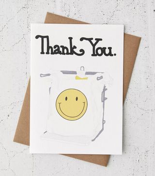 Urban Outfitters + Happy Face Bag Thank You Card