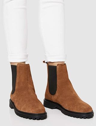 Find. + Chunky Sole Leather Chelsea Boots